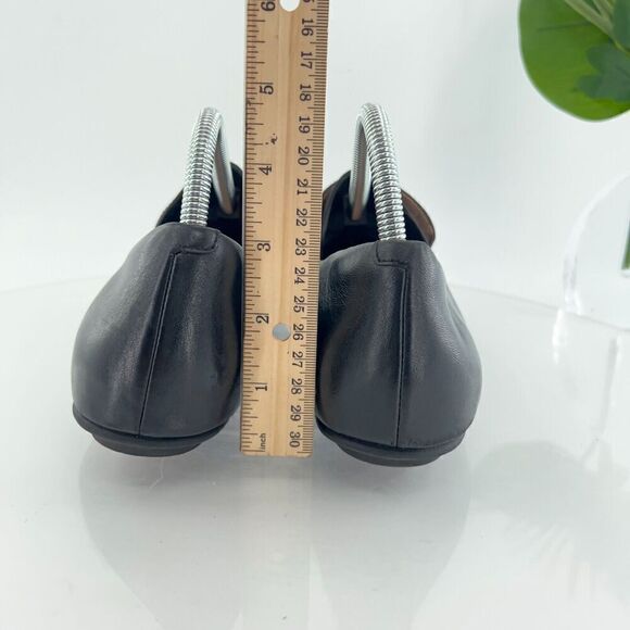 Fitflop Women's Allegro Slip On Shoe Size 8.5 Toning Loafer Flats Black Leather - Picture 8 of 14